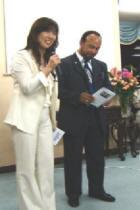Yoshiko sensei and Bishop Hall of USA worked together 