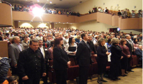 crusade services are packed